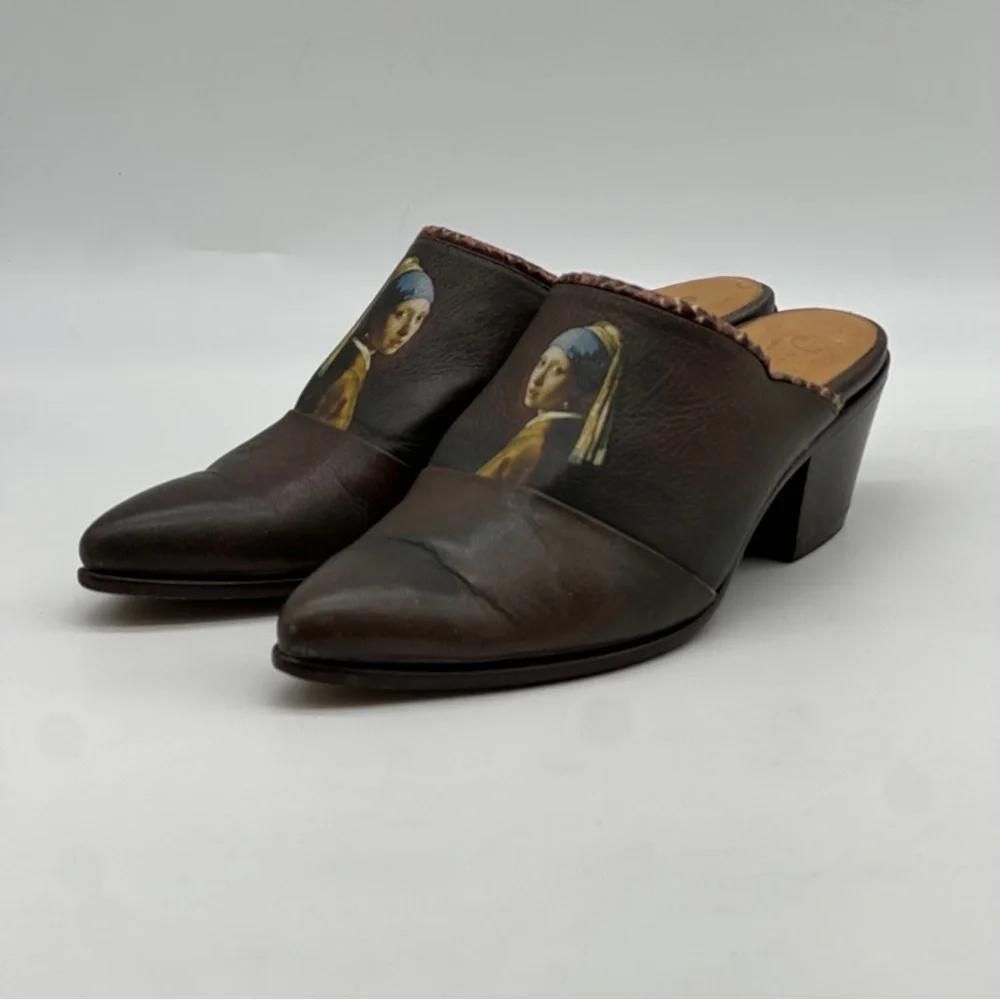 Icon Leather Mules. Size 7.5 - Picture 4 of 11